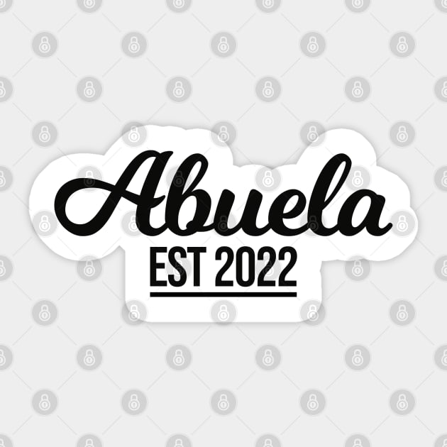 Abuela est 2022 Sticker by IncpetionWear